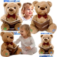 MIŚ BAJUŚ INTERAKTYWNY PLUSZAK OPOWIADA BAJKI RUCHOMA GŁOWA PYSZCZEK LEŚNE