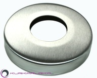 rozeta 42,4 INOX szlifowana nierdzewna rozetka fi 42,4 mm