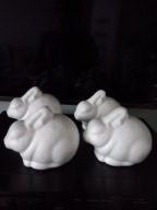 Króliki Styropianowe 4 szt