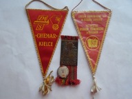 PROPORCZYK ZMS ZAKŁADY URZĄDZEŃ CHEMAR KIELCE + EKONOMIK + ZAMEK 3 sztuki