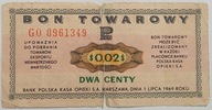 2 centy 1969 Pewex, Bon Towarowy