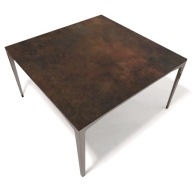 REA 100x100x45 stolik włoski spiek/ dębowy stół