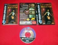 TOMB RAIDER SEGA SATURN 3xANG Lara Croft kultowa gra od Core Design !