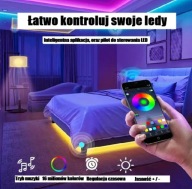 Taśma LED RGB 5m + Pilot + Sterowana aplikacja | DOSTAWA 12H SUPER OFERTA