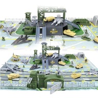 ZESTAW BAZA WOJSKOWA WOJSKO POJAZDY WOJSKOWE CZOŁG SAMOLOT ARMIA MAPA 38 EL