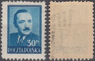 477** niebieski , c. tło , pap. x2b , ZL 11 1/2 , gw.+opis Jerzy Walocha