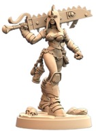 Battle Nun Penance Punisher Pinup C RPG Druk 3D NSFW