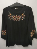 PULL&BEAR BLUZKA BOHO HIPPIE R. M\L ORYGI HAFT