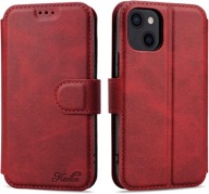 Skórzany futerał Keallce IPHONE13 MINI czerwony