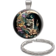 Brelok do kluczy/ka - Kot - ozdobna zawieszka, plecak, portfel