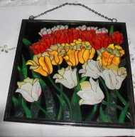 TULIPANY NA SZKLE**HOLANDIA*** ZAWIESZENIE
