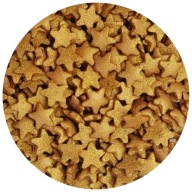 Złote gwiazdki posypka cukrowa konfetti 800g