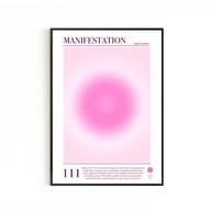 PLAKAT, LICZBY ANIELSKIE, AURA POSTER, 111, PLAKATY NA ŚCIANĘ, B2 50x70