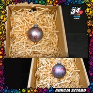 Bombka z autografami Otylii Jędrzejczak i Marka Kolbowicza | Sztab WOŚP