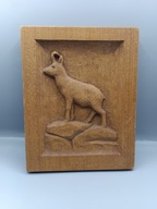 drewniana forma deska do ciastek pierników rzeźba z DREWNA - kozica