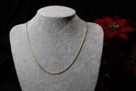 ŁAŃCUSZEK ZE STALI CHIRURGICZNEJ 316L POZŁACANY