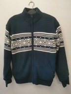 KARDIGAN COAST NORWESKI SWETER M\L WEŁNIANY SWETR