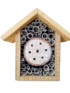 Hotel domek ul budka dla owadów pszczół murarek jasny daszek