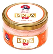 Kawior delikatesowy (gromadnika, śledzia) z krewetkami 180g