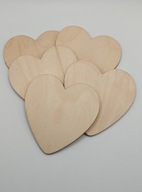 Serce sklejka decoupage serduszko 8cm 50szt