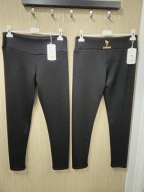 Spodnie czarne rurki, leginsy Livans Italy r. Uni !!!