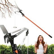 SEKATOR TELESKOPOWY PIŁA DO GAŁĘZI 2W1 WYSOKI ZASIĘG 4M MOCNY LEKKI