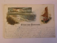 Dziwnów Dievenow k / Szczecin cudny galeon 1898