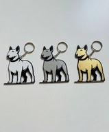 Porządny breloczek na co dzień zawieszka do kluczy pitbull amstaff 3szt