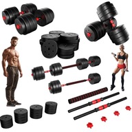 HANTLE REGULOWANE SZTANGA GRYF 40KG BITUMICZNE 3W1 STABILNY UCHWYT ATHLER