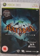 BATMAN ARKHAM ASYLUM + PAPIEROWA OPRAWA -UNIKAT- -komplet- XBOX 360 GW!