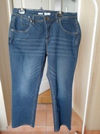 sheego lana 50 spodnie dżins proste ze średnim stanem