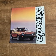 Fiat Strada Ritmo 1980 USA prospekt folder katalog broszura