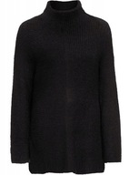 18272 SWETER DAMSKI CZARNY PÓŁGOLF r. 42 /44