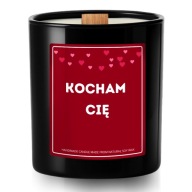 Świeczka Kocham Cię Serca Prezent Dla Niej Na Walentynki Rocznicę Dla Niego