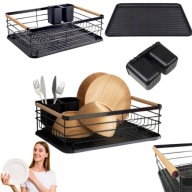 SUSZARKA DO NACZYŃ OCIEKACZ NA NACZYNIA STOJĄCA JEDNOPOZIOMOWA METALOWA XXL