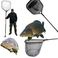 PODBIERAK WĘDKARSKI DUŻY GUMOWANY TELESKOP MOCNY SOLIDNY SZYBKOSCHNĄCY