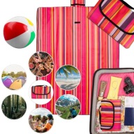 KOC PIKNIKOWY 200 x 200cm MATA PIKNIKOWA WODOODPORNY KOC NA PIKNIK