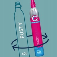 Sodastream nabój CO2 cylinder do saturatora butla Napełnianie