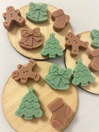 Świąteczne Woski sojowe do kominka zapachowe Leśny Szept, 10 szt. mix