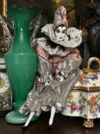 DUŻA LALKA WENECKA KOLEKCJONERSKA PORCELANOWA