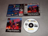 WORMS PSX PS1 strategia robale dla 4 graczy jak ARMAGEDDON WORLD PARTY