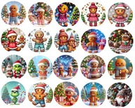 Panele z tkaniny na bombki do samodzielnego uszycia zestaw nr 1