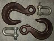 SZEKLA 3,2 T OCYNKOWANA PODŁUŻNA 3200 KG D-22 C-68 HAK STALOWY MOCNY GRATIS