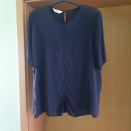 Bluzka damska 18/46 ELVI czarnna eledancka super 100% cupro jak jedwab