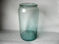 Duża XIX w. BUTLA ~ BUTELKA na WINO ~ GĄSIOR ~ SŁÓJ : Huta NIEMEN nr 709