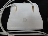 PS.Desing biała skórzana torebka listonoszka