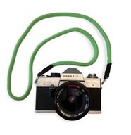 Pasek do aparatu bawełna zielony fotograficzny