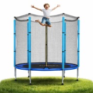 TRAMPOLINA DLA DZIECI OGRODOWA DUŻA 140CM 4,5 FT 50KG BEZPIECZNA SOLIDNA
