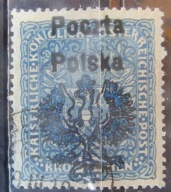 Austria stary znaczek z nadrukiem (1/29