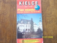 Kielce plan miasta Mapy Turystyczne PPWK.